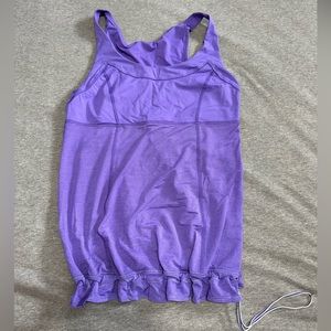 Lululemon Tank Top with drawstring on bottom